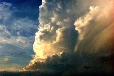Huge Puffy Clouds Stock Photos