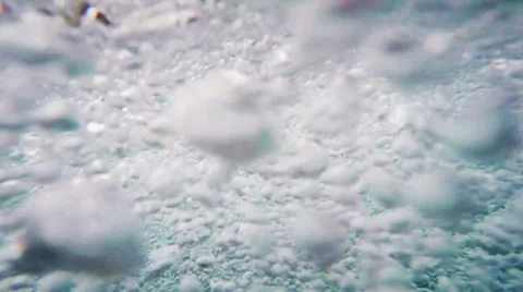 Huge quantity of Air Bubbles underwater background Stock-Footage 38993261