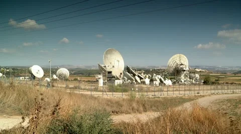 Huge Radar Systems Stock Footage 20175452