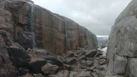 Huge rocks formations in Norway Stock Footage 226166191