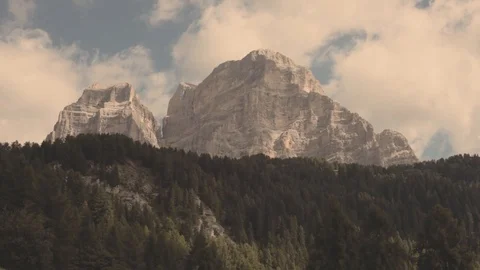 Huge rocks in the sky Stock Footage 92018748