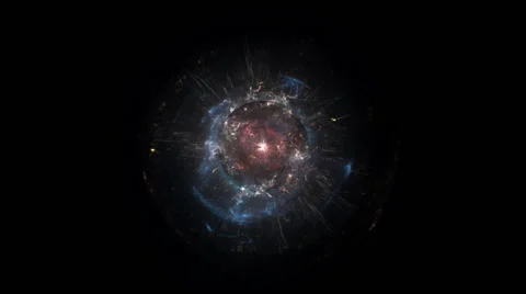 Huge star explosion Stock Footage 66064233