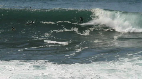 Huge Surf / Surfing Stock Footage 811201