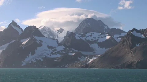 Huge Tabular Icebergs Stock Footage 50123656