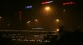 Huge Traffic Jam in Beijing CBD, China, Neon Lights by night, time lapse HD Footage