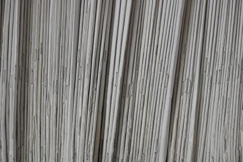Huge vertical stack of the paper documents as a background Stock Photos