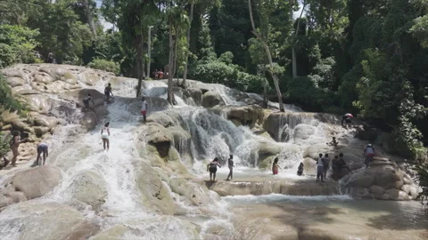 Huge waterfall Video stock 341996523