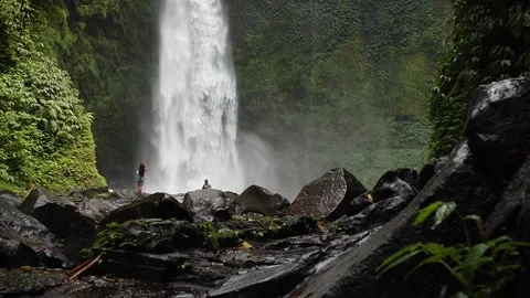 Huge waterfall in the jungle Stock Footage 270130025