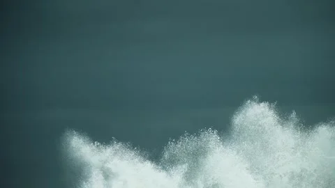 Huge Waves Explode in a Storm Stock Footage 288966239
