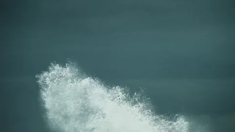 Huge Waves Explode in a Storm Stock Footage 288966736