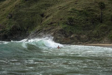 Huge waves Stock Photos