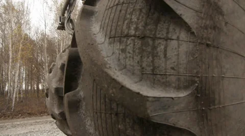 Huge wheels Stock Footage 31957195
