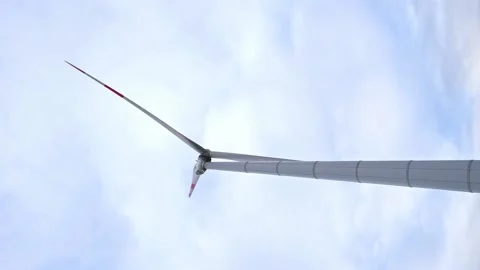 Huge windmill generator turbines. Alternative energy. Stock Footage 180730282