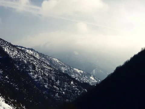 Huge Winter Landscape Covered in Snow Vidéo 73549700