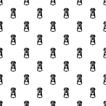 Huge zip icon, simple style 库存插图