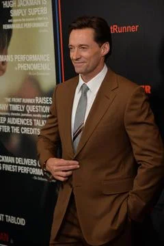  Hugh Jackman attending The Front Runner Premiere at MoMa on October 30, 2... Stock Photos