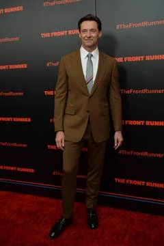  Hugh Jackman attending The Front Runner Premiere at MoMa on October 30, 2... Stock Photos
