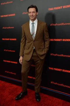  Hugh Jackman attending The Front Runner Premiere at MoMa on October 30, 2... Stock Photos