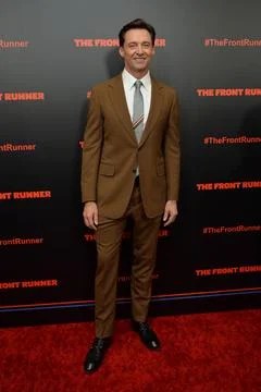  Hugh Jackman attending The Front Runner Premiere at MoMa on October 30, 2... Stock Photos