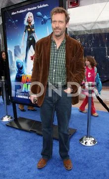 Hugh laurie.los angeles premiere of dreamworks animation's monsters vs. alien Stock Photos