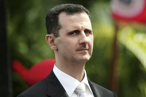 Hugo Chavez &amp; Bashar al-Assad Foto stock