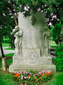HUGO WOLF GRAVE Stock Photos