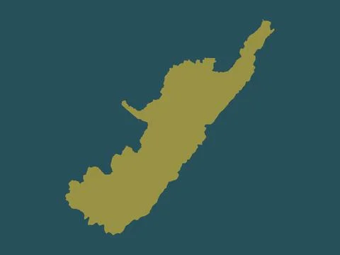 Huila, Colombia. Solid color shape イラスト素材