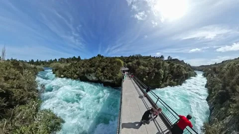 Huka Falls Stock Footage 214264460