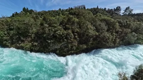 Huka Falls Stock Footage 214264667