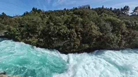 Huka Falls Stock-Footage 214264675