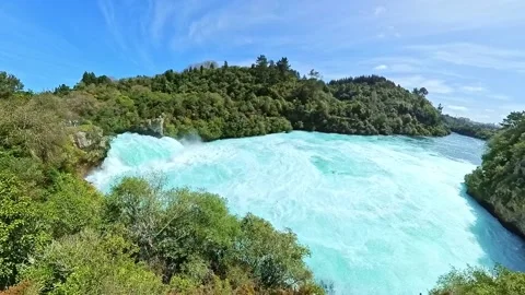 Huka Falls Stock Footage 214264854