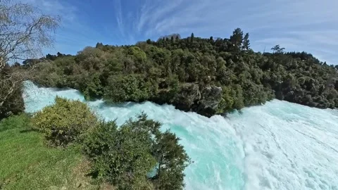 Huka Falls Stock Footage 214264861