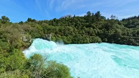Huka Falls Stock Footage 214264920