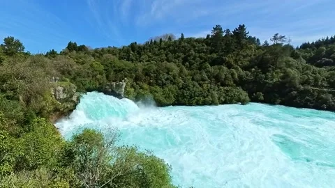 Huka Falls Stock-Footage 214264924