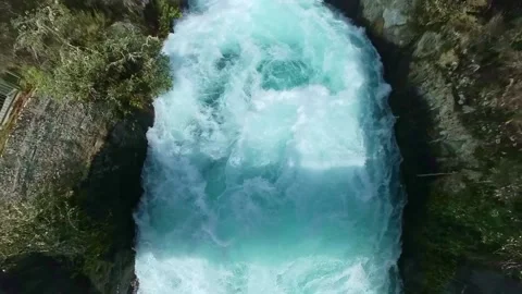 Huka Falls Stock Footage 214265167