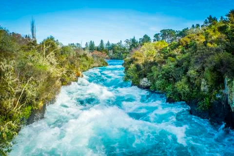 Huka falls Foto stock
