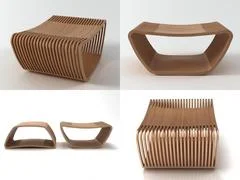 Free STL file Peanut Chair by Marc Newson・3D print design to