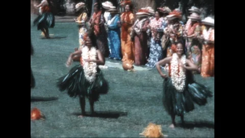 Hula Dance Show 1975 Stock Footage 270968553