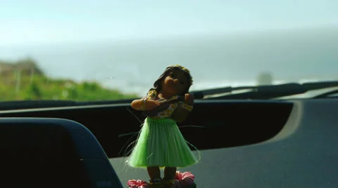 dashboard bobble head hula girl