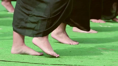 Hula Feet Stock Footage 8694512