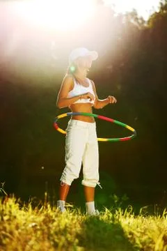Hula hoop Stock Photos