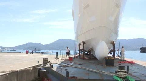 The  hull from the bottom to the top Stock Footage 58648188