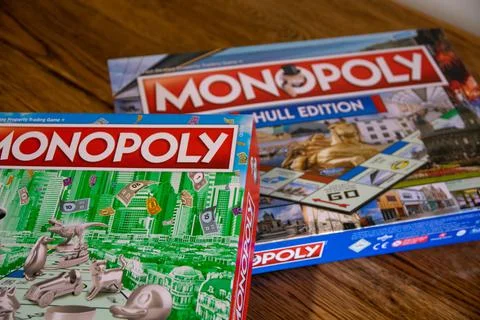 Hull edition of Monopoly Stock Photos
