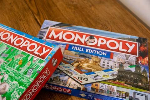 Hull edition of Monopoly Stockfoto's