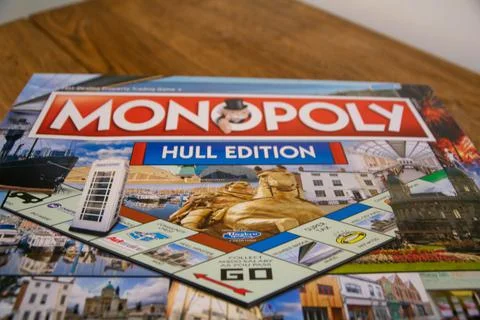 Hull edition of Monopoly Stock Photos