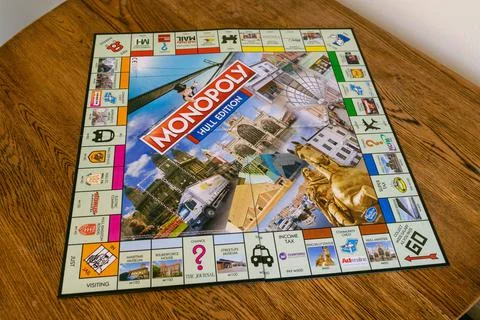 Hull edition of Monopoly Stock Photos