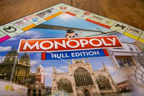 Hull edition of Monopoly Stockfoto's