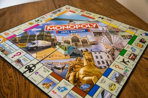 Hull edition of Monopoly Stock Photos