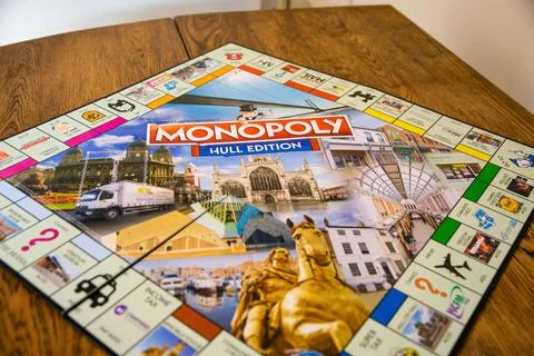 Hull edition of Monopoly Stock Photos
