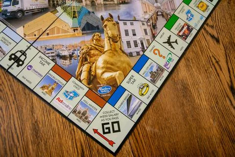 Hull edition of Monopoly Stock Photos